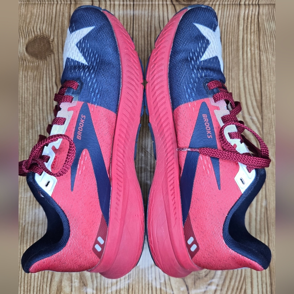 BROOKS Women's Launch 8 Running Sneaker Texas Flag Patriotic Size 6 - Picture 9 of 11